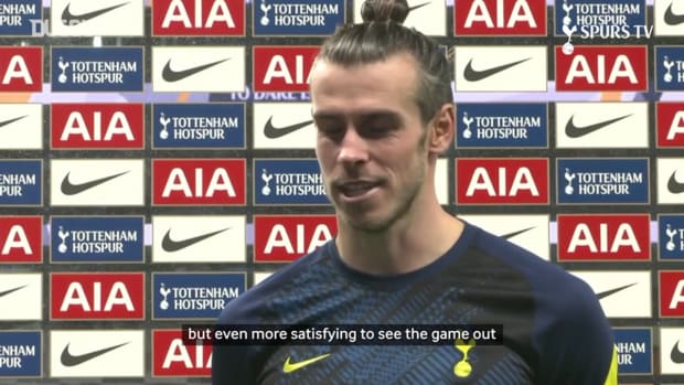 Bale on his first Spurs goal since returning: 'A bit of relief, A lot of happiness'